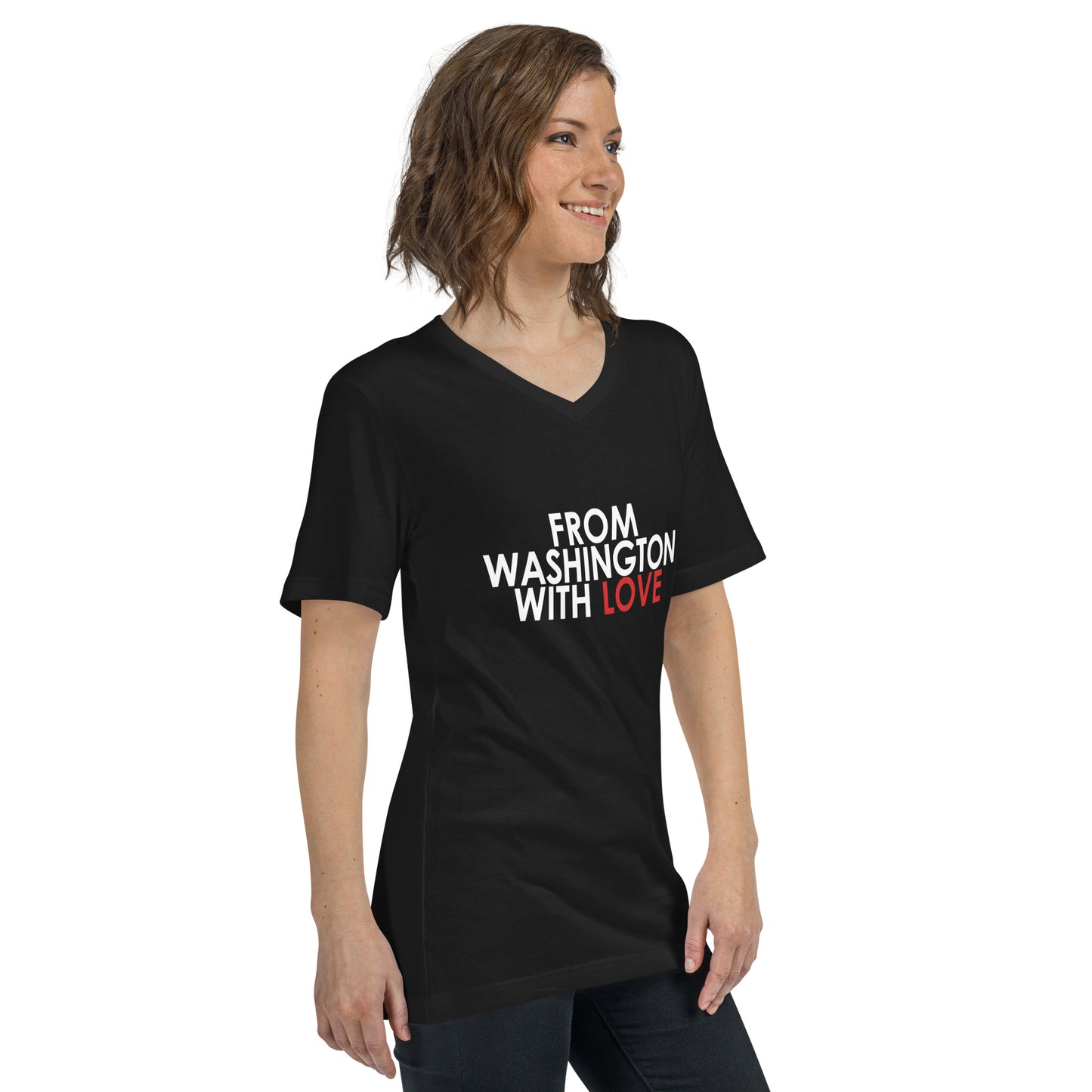 From Washington with Love V-Neck T-Shirt