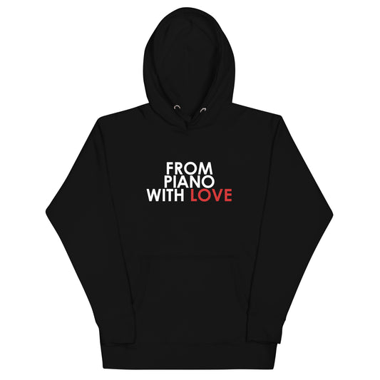 From Piano with Love Unisex Hoodie