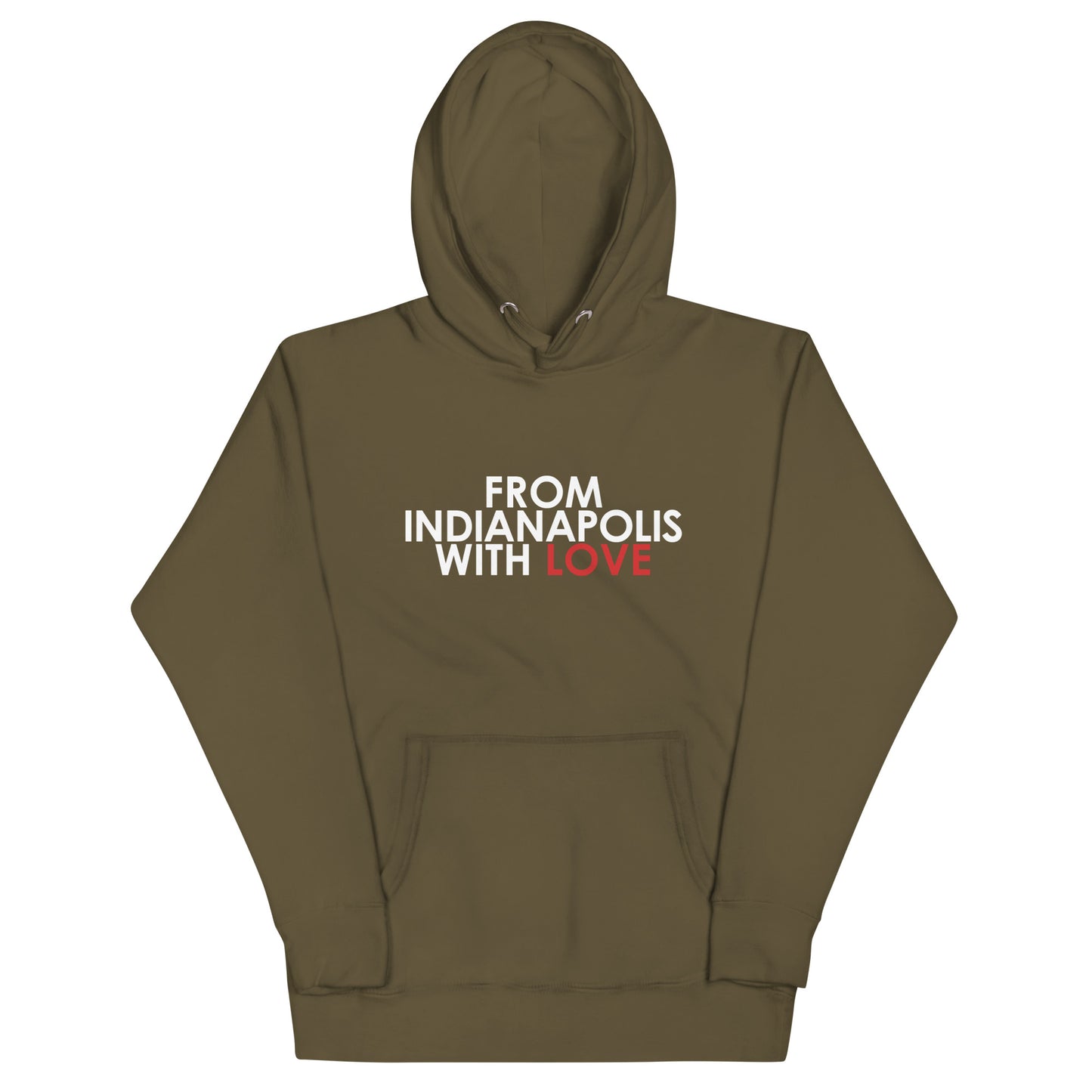 From Indianapolis with Love Unisex Hoodie