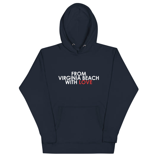 From Virginia Beach with Love Unisex Hoodie