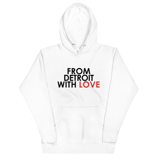 From Detroit with Love Unisex Hoodie