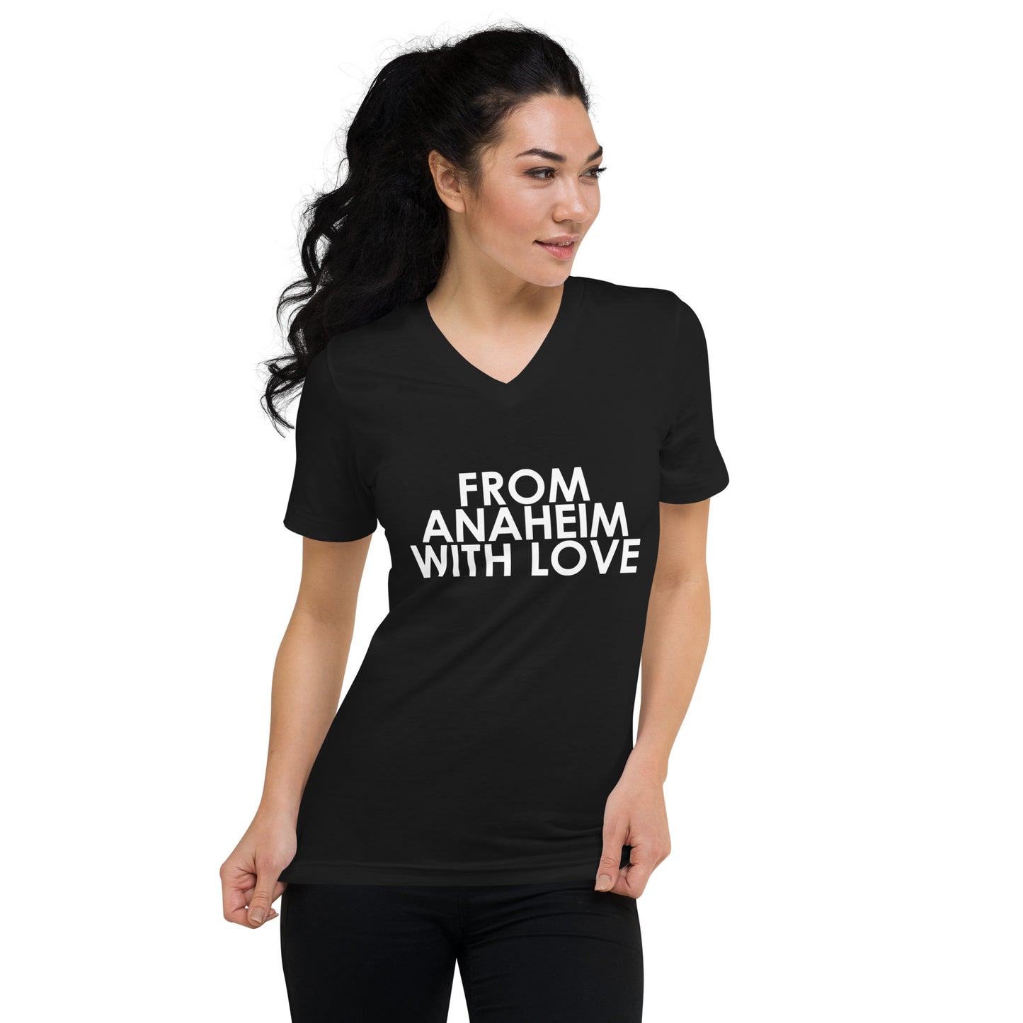 From Anaheim with Love Unisex V-Neck T-Shirt