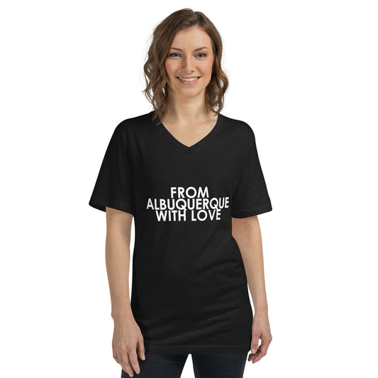 From Albuquerque with Love Unisex V-Neck T-Shirt