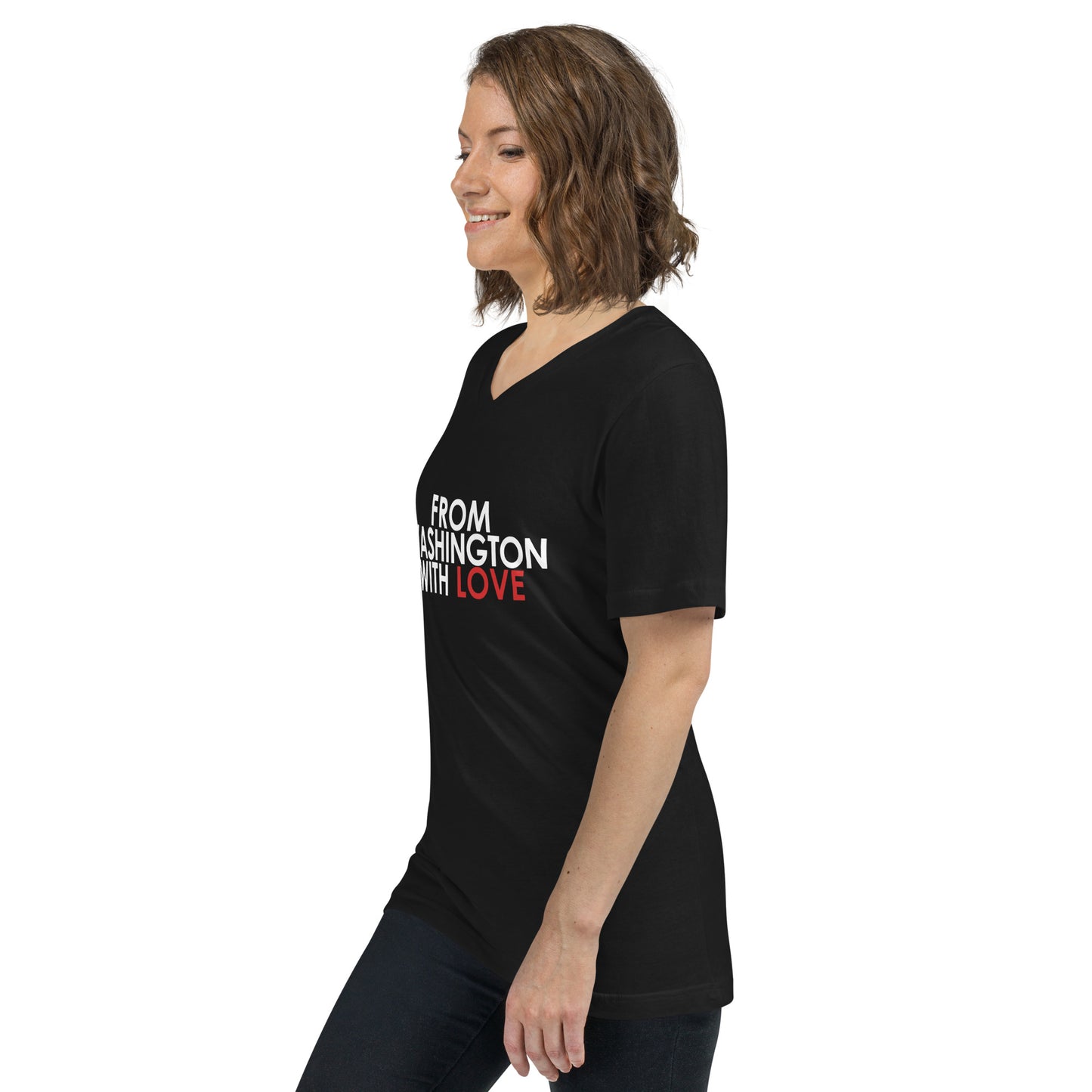 From Washington with Love V-Neck T-Shirt